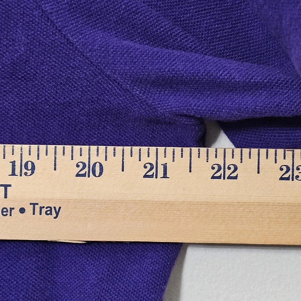 Polo Ralph Lauren Shirt Men's Size Large Big Pony New‎ York Crest Purple